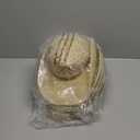 Newcotte 9 Pack Straw Cowboy Hats for Women Western Cowgirl Beach Sun Hat Bulk with Windproof Rope for Party Travel (One Size, Beige)