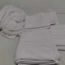 Surmente 5 Pack White Rectangle Tablecloth 90 x 156-inch Rectangular Polyester Table Cloth for Weddings, Banquets, or Restaurants