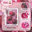 3 x AIBOERL Cherry Diamond Art Kits for Adults,Cherry 5D Diamond Painting Kits for Adults Beginners,DIY Full Round Drill Diamond Dot Painting Gem Art Kits for Adult, Home Wall Decor 12x16Inch