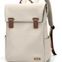 GOLF QUALITYWomen Laptop Backpack Computer Backpacks Carry On Waterproof backpack Fits 15.6Inch Notebook Travel Commute College (Apricot)