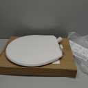 Little2Big Toilet Seat with Built-In Potty Training Seat, Slow Close, Durable Plastic, Made in USA, ROUND, White