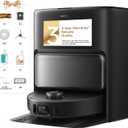 Mova V50 Ultra Complete Robot Vacuum and Mop Self-Cleaning, 24,000 Pa Suction, Liftable Navigation with Obstacle Overcoming and Warm Water Mopping with DuoSolution System Designed for Pets, Black