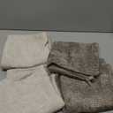 MIULEE Pack of 4 Couch Throw Pillow Covers 18x18 Inch Khaki Beige Soft Decorative Chenille Pillow Covers Farmhouse Accent Cushion Covers for Boho Home Decor Sofa Bedroom Living Room