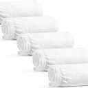 CxLoode 5 PCS XXL Disposable Underwear For Men, Travel Essentials, Disposable Men Underwear For Hiking, Sport, Camping, Business Trips, Hospital Stays, 34"- 38" White
