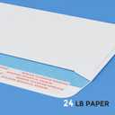 2 x #10 Self Seal Security Envelopes, 50 Count, 4-1/8" x 9-1/2", 24 lb Paper, NO Window, White, Strip and Seal for Privacy & Business