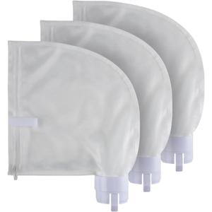 Pool Cleaner Bags with Zipper Replacement for Polaris 360, 380 Parts Pool Cleaner All Purpose Filter Bag (360-3 Packs)