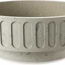 KULEDM Handmade Wooden Decorative Bowl for Home Decor, Round Coffee Table bowl for Living Room Decor, Coffee Table Kitchen room or Farmhouse decoration, Grey, 10" Diameter x 3.5" Height