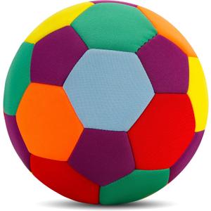 LINKBOY Soft Indoor Soccer Balls for Juggling, Kids Soccer Ball for Inside House and Yard, Size 4