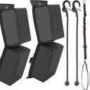 (2-Pack) PWC Jet Ski Bumpers, Boat Fenders with Elastic Cords, Jet Ski Accessories, 14 x 6 x 3.2 inch