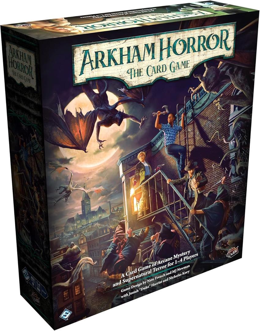 Asmodee Arkham Horror: The Card Game Chapter Two CORE Set - Cooperative LCG of Mystery & Madness with New Investigators & 3-Scenario Campaign, Ages 14+, 1-4 Players, 90 Min Playtime