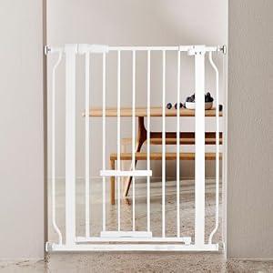 BalanceFrom Easy Walk-Thru Safety Gate for Doorways and Stairways with Auto-Close/Hold-Open Features