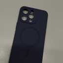 ESR for iPhone 15 Pro Max Case with MagSafe, Supports Magnetic Charging, Slim Liquid Silicone Case, Shock Absorbing, Screen and Camera Protection, Cloud Series, Dark Blue