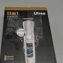 Ufree Beard Trimmer for Men, Waterproof Electric Razor for Nose, Body, Face & Mustache, Cordless Hair Clippers Shavers Grooming Kit, Gifts for Men Husband Father (Silver)