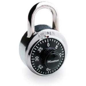 Master Lock - 1500D Dial Combination Lock, 1-7/8-Inch, Black Master Lock - 1500D Dial Combination Lock, 1-7/8-Inch, Black