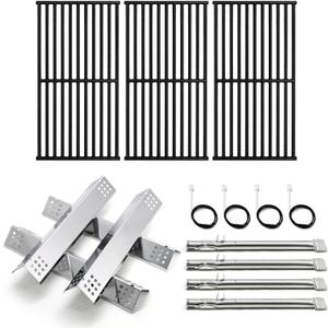 Replacement Parts for Monument Grill 35633 41847NG 24367 24633 17842, A0212804 Cooking Grid A0212926 Main Burner D010012307 Flame Tamer Igniter for 35633 Monument Grill 4-Burner Grill