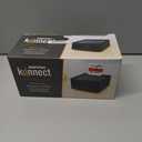 Bostitch Office Konnect Power Hub, Two Outlets Charging Station for Desktop, Shallow Tray Top, Black