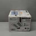 Broan-Nutone AE80BL InVent Series Single-Speed Fan with LED Light, Ceiling Room-Side Installation Bathroom Exhaust Fan, ENERGY STAR Certified, 0.7 Sones, , White , 80 CFM 0.7 Sones