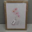 Pink Bathroom Wall Art Floral Toilet Paper Canvas Print Pink Watercolor Bathroom Wall Decor for Women Funny Girls Restroom Painting Girly Toilet Posters Pictures Ready To Hang 12x16in Framed