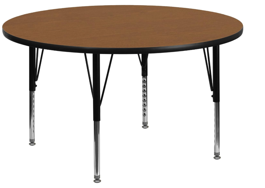 Flash Furniture Wren 42" Round Oak Thermal Laminate Activity Table