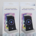 2 x Wavy LED Light & Mirror Phone Holder