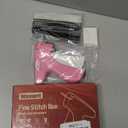 Stitch Gun for Clothes Stitchy Tagging Gun for Clothing Stitchy Quick Clothing Fixer -Includes 1,000 Black Fasteners & 1,000 White Fasteners & 6 Needles