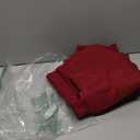 Amazon Basics Lightweight Super Soft Easy Care Wrinkle Free Microfiber 3 Piece Bed Sheet Set with 14-Inch Deep Pockets, Twin, Burgundy, Solid, Kids, Men & Women Bedding