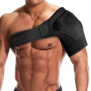 Shoulder Brace, Shoulder Sling, Shoulder Pain Relief Rotator Cuff Support Brace for Injuries and Tears, AC Joint Pain Relief – Includes Fixed Ice Pack, Heating Pack Bag – for Men or Women
