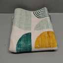 MUJOO Green Small Rug Washable,Boho Area Rugs for Entryway Bathroom Entry Entrance Bedroom Kitchen,Front Door Mat Throw Carpet Non Slip Indoor Soft Modern Abstract 2x3 Sage Green (Green and Yellow)