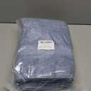 Boyuansi Luxury Bath Towels Set for Bathroom 6 Piece 2 Bath Towels 2 Hand Towels 2 Wash Cloths for Showering, 100% Cotton Clearance Quick Dry Towel Thick Soft Decorative Towels (Blue Grey Towel Set)