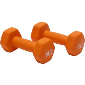 Amazon Basics Neoprene Dumbbell Hand Weights for Exercise and Muscle Toning