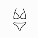 Tempt Me Women Two Piece Swimsuit, Bikini with Bottom XL