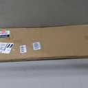HVAC Premium 32'' x 12'' [Duct Opening] Flat Stamped Steel Return Air Grille - Sidewall and Ceiling - HVAC Vent Duct Cover - White [Overall Size: 33.75''w X 13.75''h]