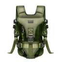 Amazon.com : Pet Dog Front Carrier Backpacks, Legs Out Secure-Fit Dog Front Carrier for Small Dogs Up to 17 lbs, Adjustable Hands Free Pet Chest Carrier for Hiking Cycling (M, Army Green) : Pet Supplies