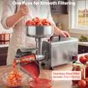 VEVOR Electric Tomato Strainer 370W Food Mill and Sauce Maker 200 lbs/H