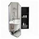 VIWILII 16"x24" Bathroom Medicine Cabinet Wall-Mounted Mirror with Storage