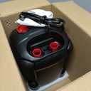 225GPH Canister Filter, External Aquarium Filter Ultra-Quiet Water Circulation Cleaning Machine with Media for Fish Tanks and Aquariums Up to 55 Gallons (225GPH)