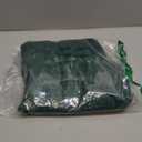 Christmas Tree Pillow Covers Set of 2 18x18 inches, 3D Xmas Tree Shaped Faux Fur Throw Pillow Covers for Couch, Sofa, Living Room Winter Holiday Decor, Farmhouse (Dark Green)