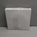 Havawish 50 Pcs White Shimmer Wavy Foil Paper Plates 9 Inch Shell Edge Disposable Dinner Plates for Bachelorette Decorations, Happy Birthday Party, Baby Shower, Disposable Tableware, Bridal Shower