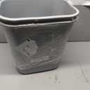 Rubbermaid Commercial Products Resin Wastebasket/Trash Can, 7-Gallon/28-Quart, Gray, Plastic, for Bedroom/Bathroom/Office, Fits Under Desk/Sink/Cabinet
