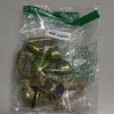 2 Pcs Rustic Christmas Bells with Neutral Velvet Ribbon Bows Christmas Metal Bells Hanging Ornament Xmas Tree Wall Door Wreath Decoration for Rustic Farmhouse Holiday Decoration