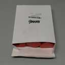 Amyhill 24 Pcs Valentine's Day Wooden Heart Place Card Holder Valentines Table Number Holders Red Heart Wood Table Signs Valentines Card Stand Rustic Picture Photo Clip for Wedding Bridal Party Decor