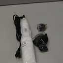 Curling Iron Hair Crimper Waver, 1/2 Inch Beach Waves Curling Wands, Ceramic 2 Barrels Deep Waver, Dual Voltage Hair Culer Tools with EU/UK Plug Adapter, 12 Temps, 30S Fast Heat up, Auto-Off (White)