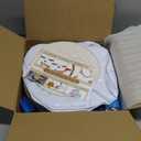 OurWarm 7.5Ft & 6Ft Balloon Arch Stand, Free Bending Shape Balloon Arch Kit, Half Arch Balloon Stand with Base, Balloon Column Stand Kit for Wedding Birthday Baby Shower Graduation Easter Decorations