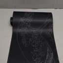 Japanese Gaming Mouse Pad Black Mouse Pad Kanagawa Large Mousepad Non-Slip Rubber Base Waterproof with Stitched Edges for Gaming Office Home, 31.5x11.8 Inch (Black Wave)