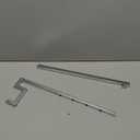 8" Pull Handle and 20" Towel Bar Set, Glass Shower Door Towel Bar Handle Replacement for 1/4", 5/16", 3/8", and 1/2" (6-12mm) Glass Doors, Squared, Chrome