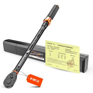 SUZUME Torque Wrench (10-80 Ft. Lb/ 13.6-108.4 N.m) 3% High Accuracy Torque Wrench 3/8 Drive 72 Tooth Dual-Direction Adjustable Dual-Scales 3/8 Torque Wrenches for Car Moto