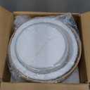 Rattan Pendant Light, 12.6" Boho Chandelier with Fabric Shade, Farmhouse Hanging Light Fixture Chandelier for Dining Room, Living Room, Bedroom, Kitchen Island, Foyer, Hallway