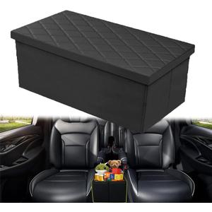 Car Seat Organizer Between the Seats for Kia Telluride 2025 2024 2023 2022 2021 2020, Backseat Box Console Organizer for Children's Toys, Baby Supplies, Snack Organiser, Travel Dual Storage
