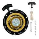 JMCHstore Pull Start Recoil Starter Assembly for FPR GMB100 Coleman CT100U CC100X 98cc, Predator 79cc 3HP Engine, Massimo MB100 79cc Mini Bike, SK100 CK100 Go Kart(Obsidian Black)
