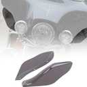 KIWI MASTER Fairing Air Deflectors for 1996-2013 Harley Touring Electra/Street/Tri Glide Accessories Side Wings Windshield Side Cover Shield, Dark Smoke, Pair
